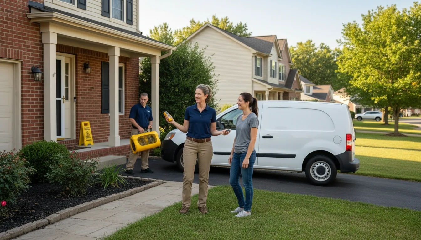 Water restoration image for Flood Water Cleanup, Removal And Restoration Services in La Habra, CA